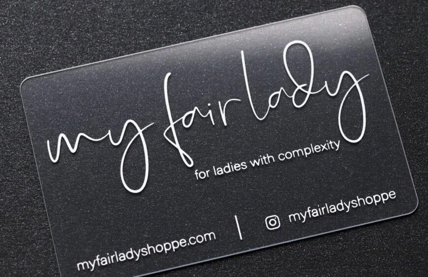 In Card Visit Bằng Nhựa