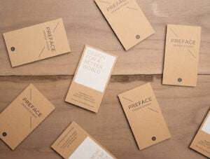 In Name Card Giấy Kraft 280GSM